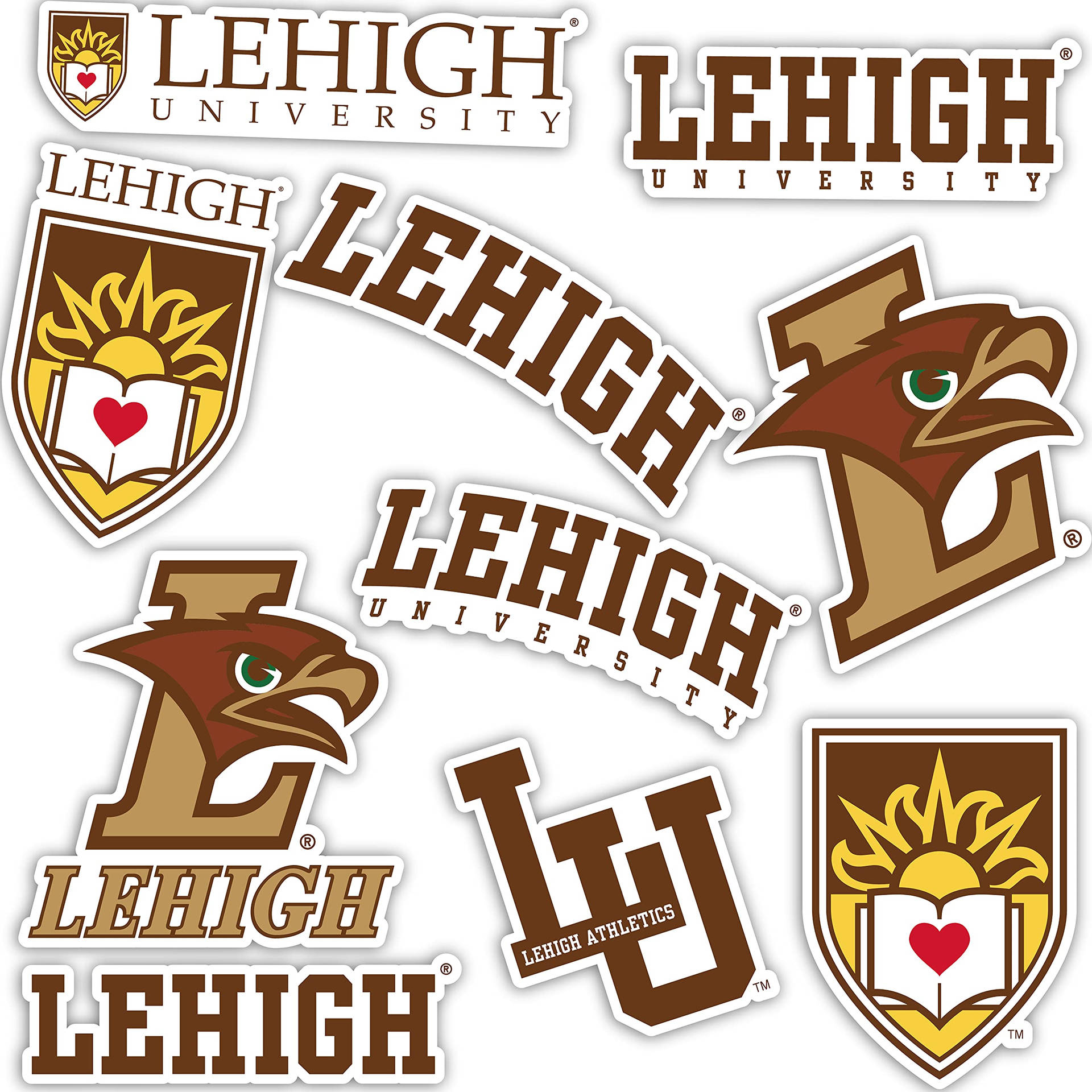 Lehigh University Sticker Logos Wallpaper