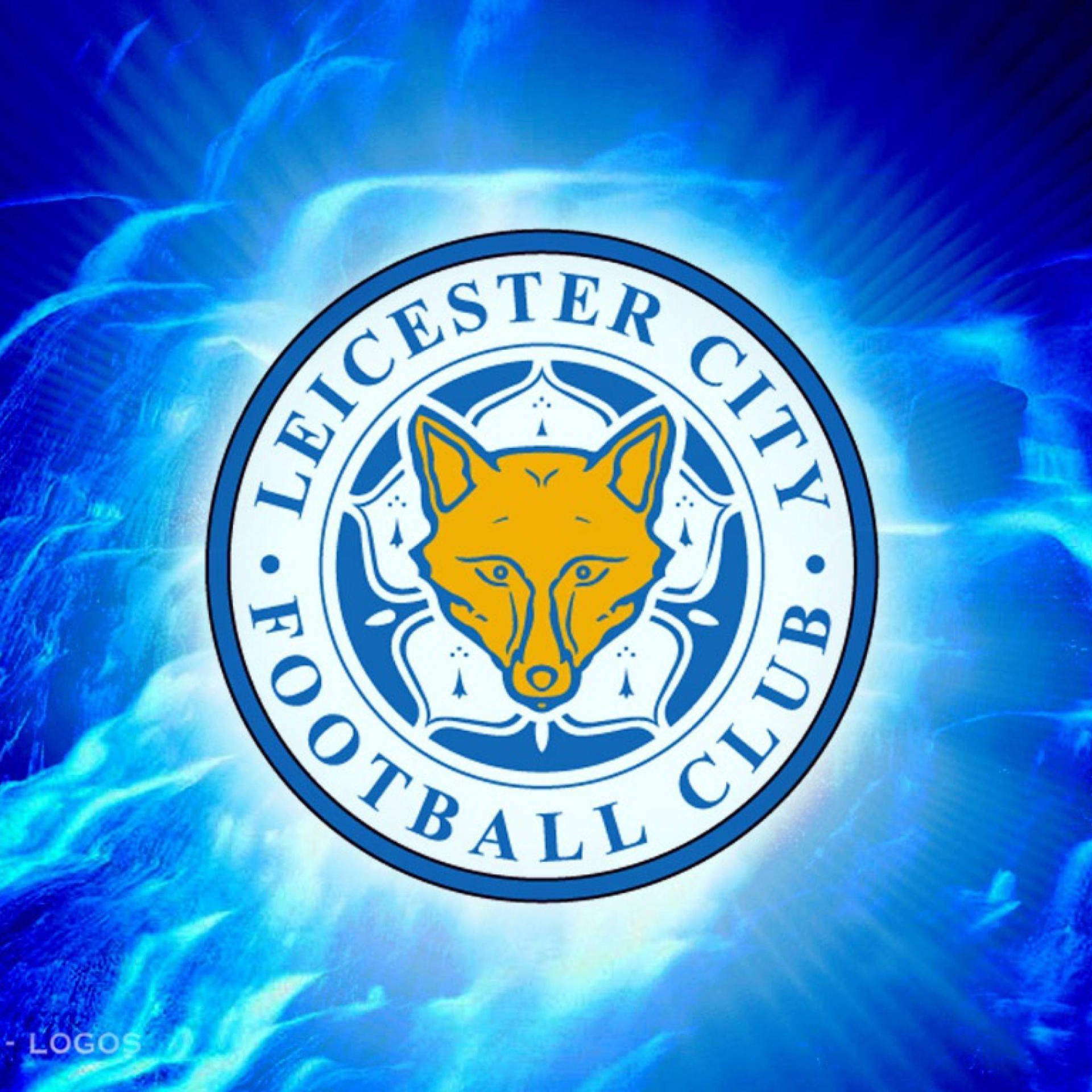 Download Leicester City Dramatic Logo Wallpaper | Wallpapers.com