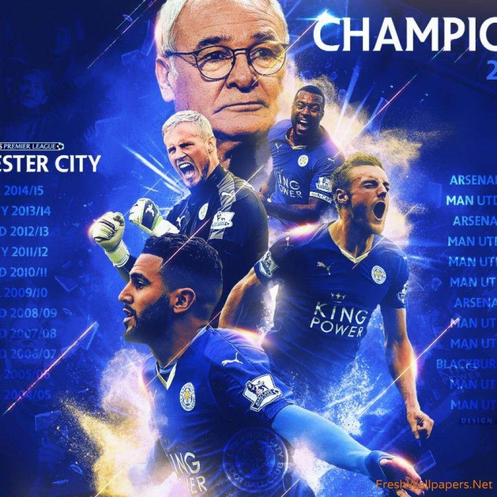 Jugadoresdinámicos Del Leicester City. Fondo de pantalla