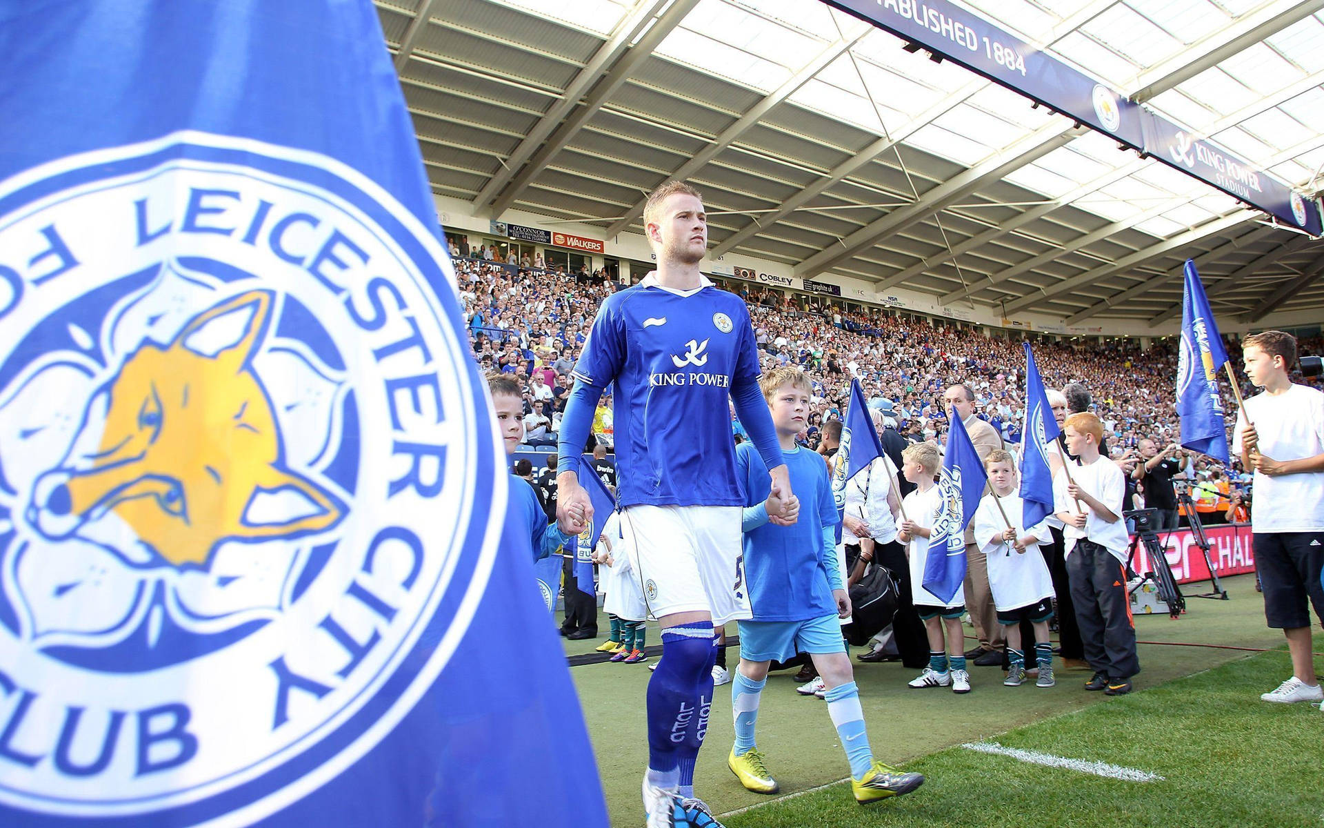 Leicester City Flags Walk Picture