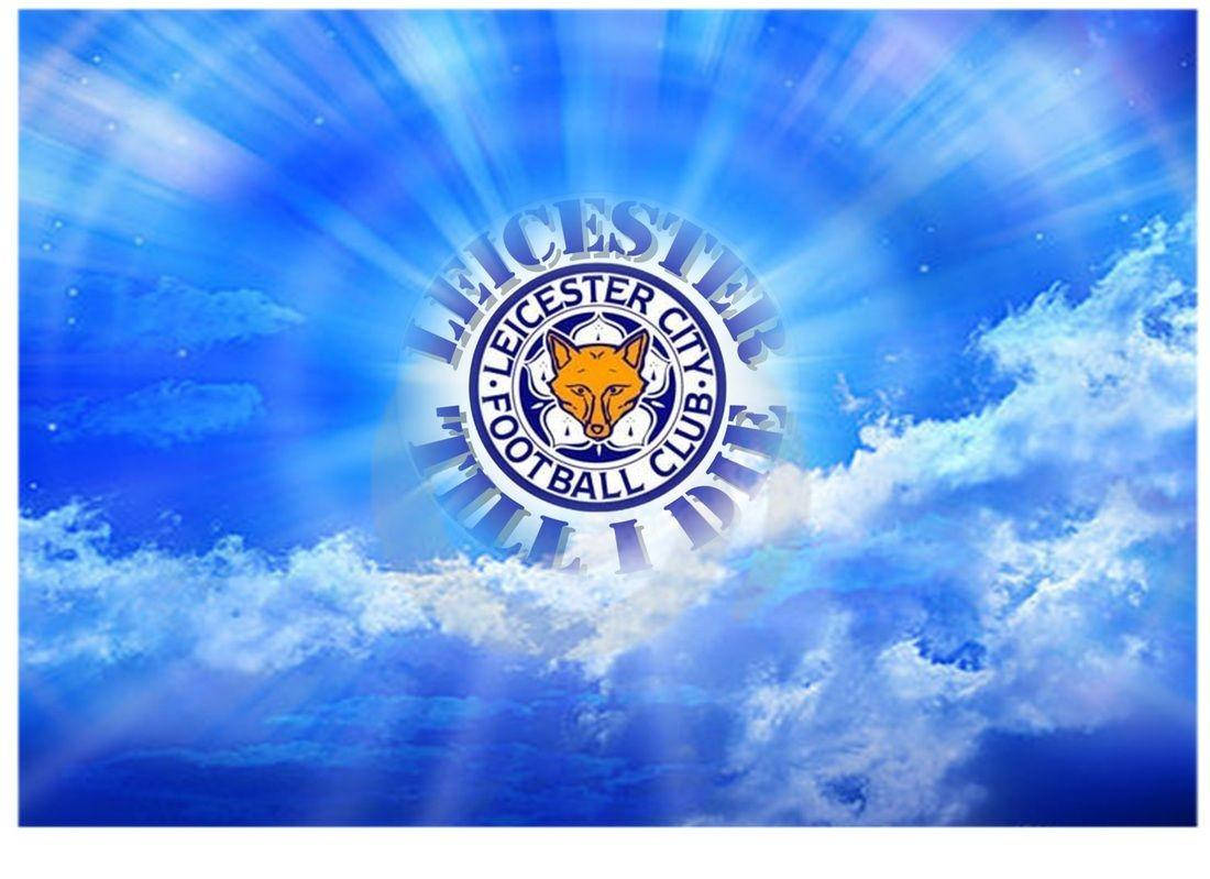 Leicester City Logo In Clouds Wallpaper