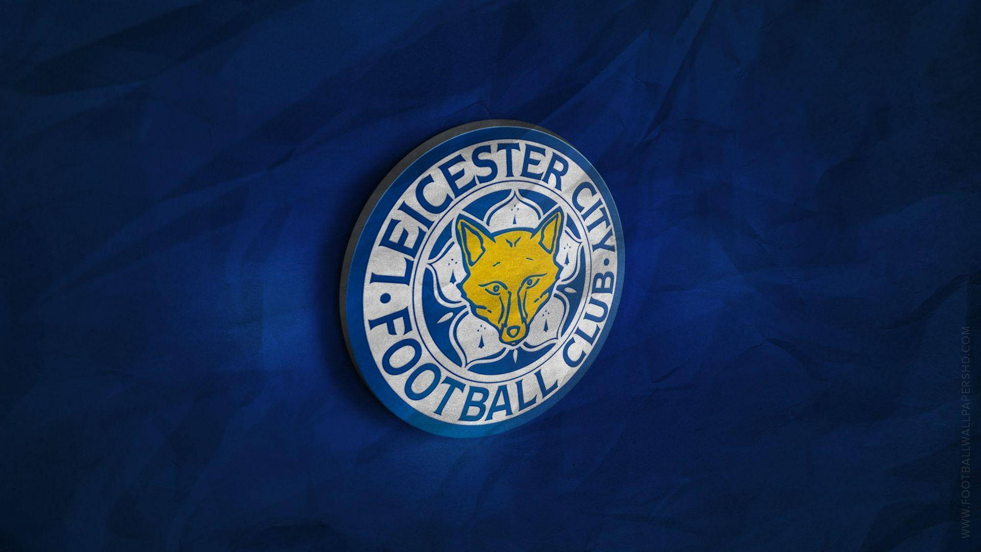 Leicester City Tilted Logo Wallpaper