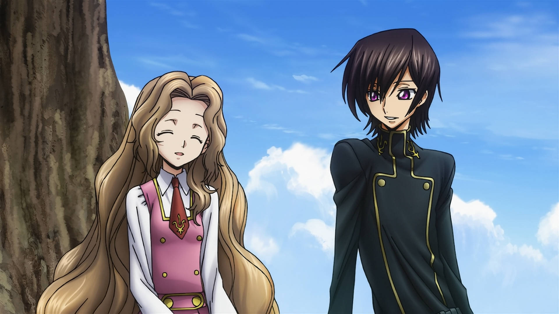 Lelouch Lamperouge And His Sister Wallpaper