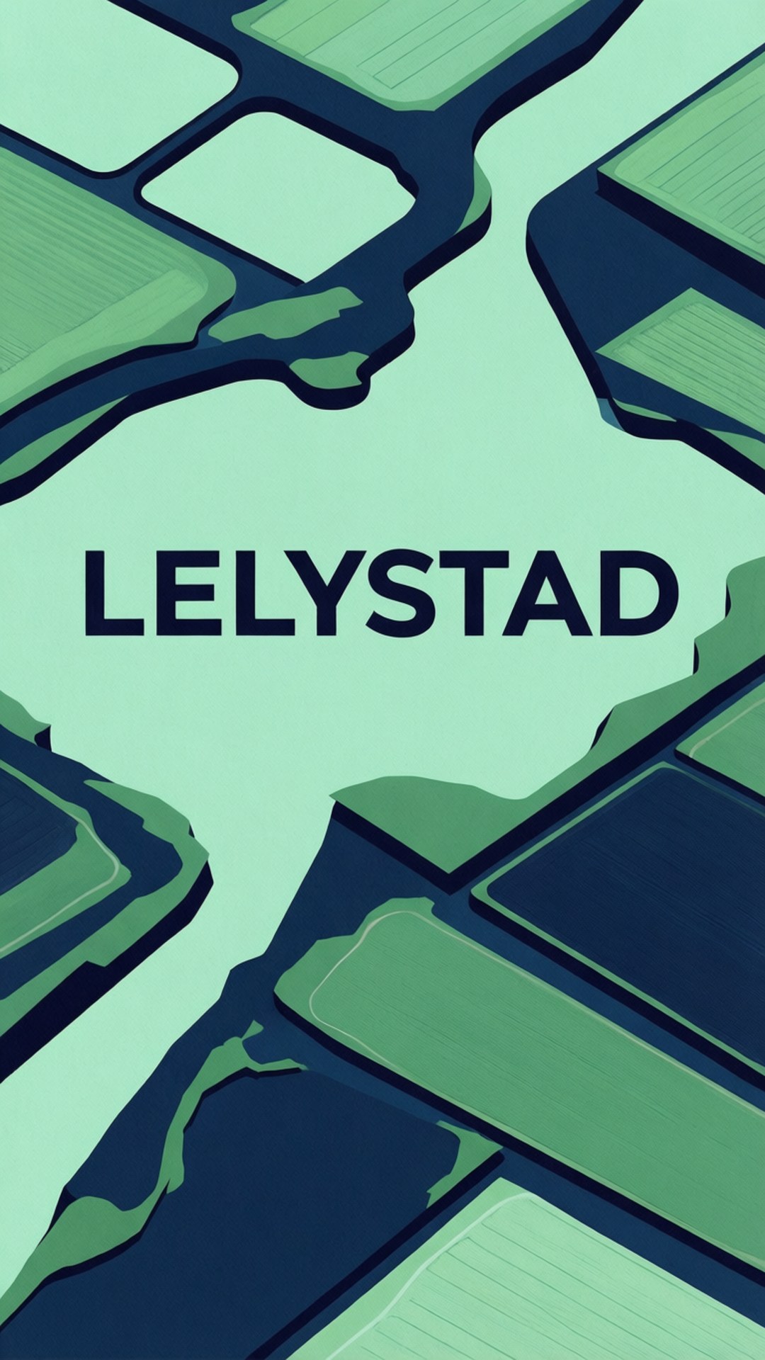 Lelystad Typographique Fonds d'écran