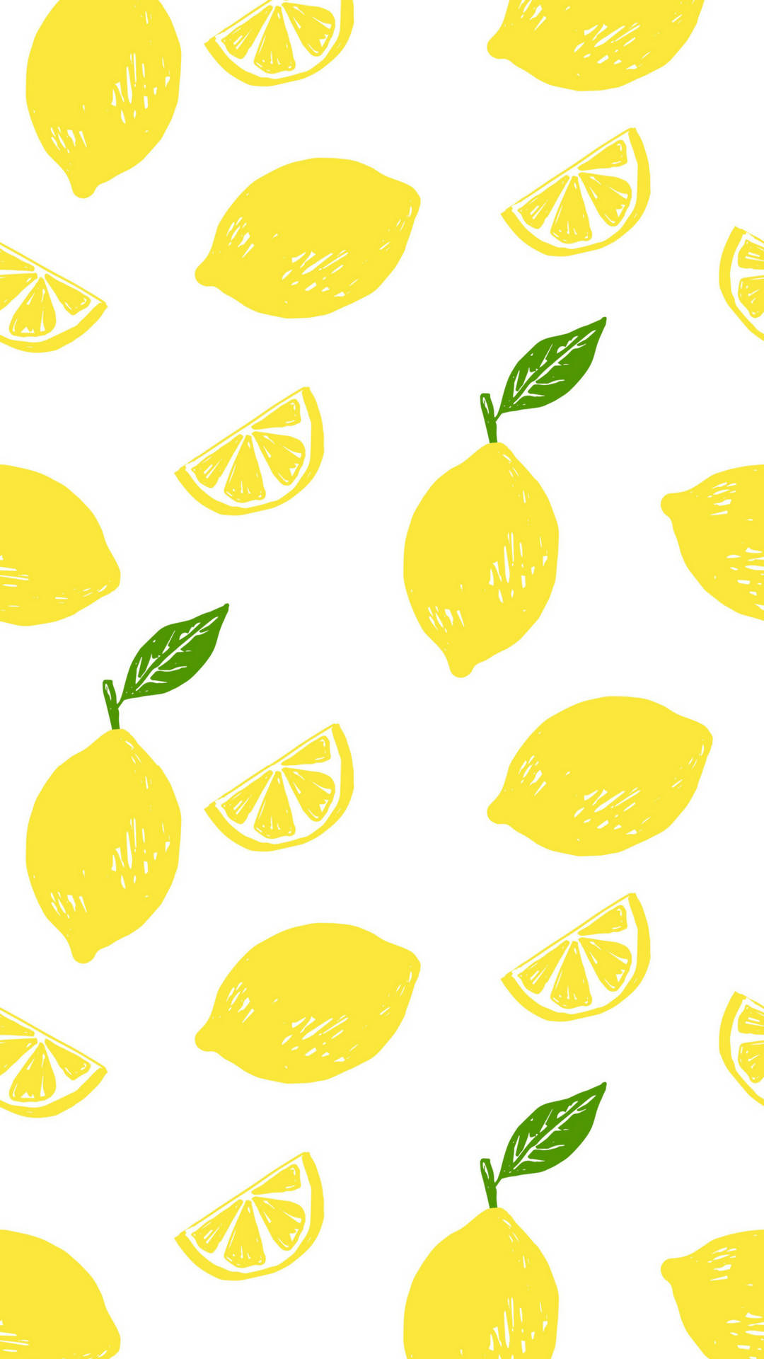 Lemon Art Phone Wallpaper