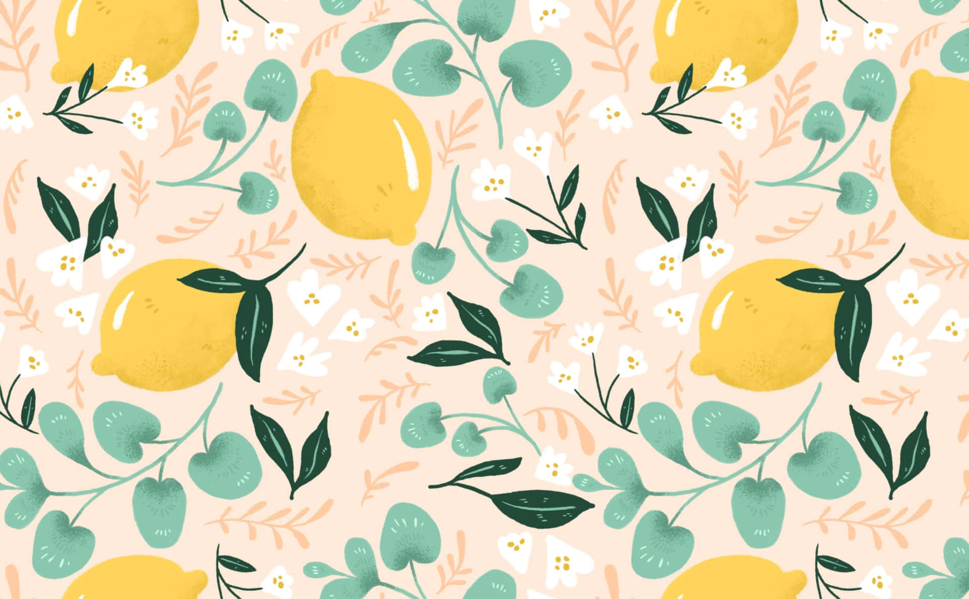 Fresh citrus lemon background