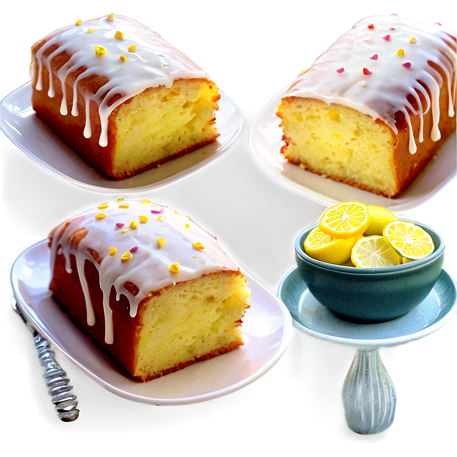 Lemon Drizzle Cake Png 06202024 PNG