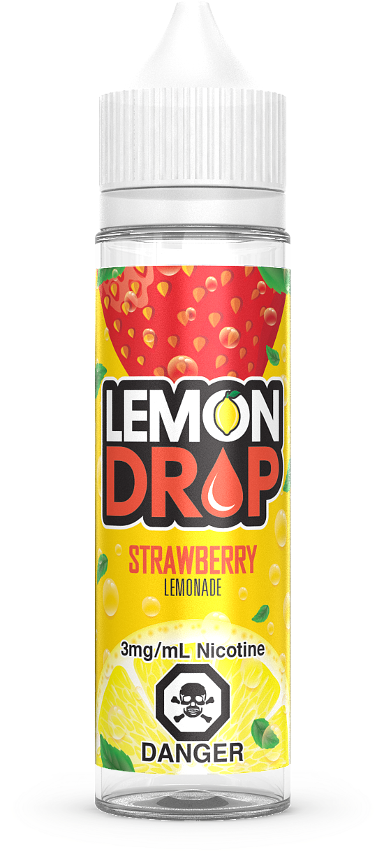 Lemon Drop Strawberry Lemonade Vape Juice PNG