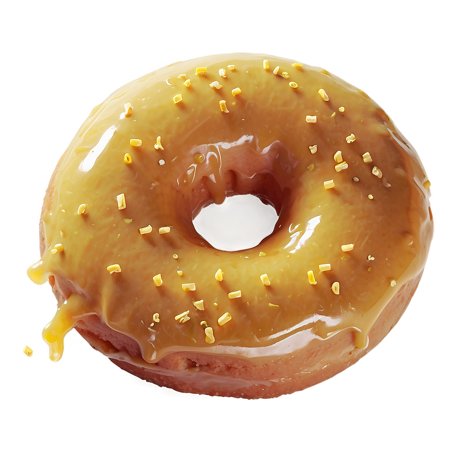 Lemon Glazed Donut Png 13 PNG