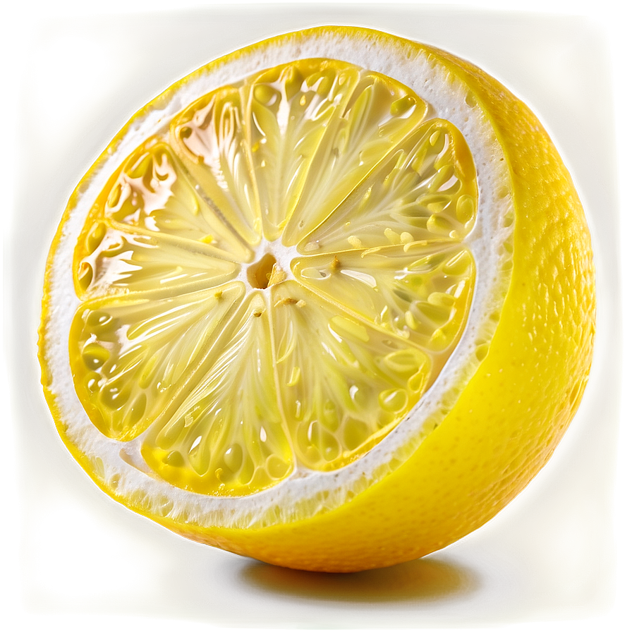 Lemon Half Cut Png 05042024 PNG