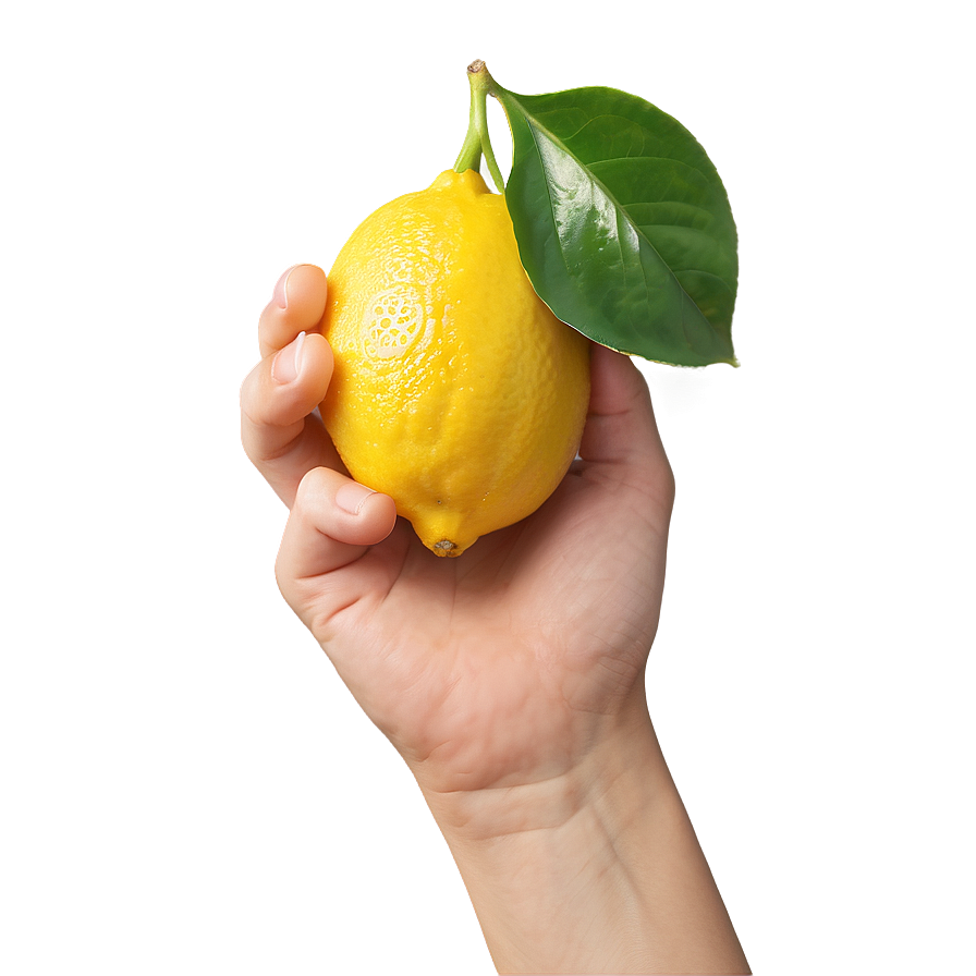 Lemon In Hand Png Gnh77 PNG