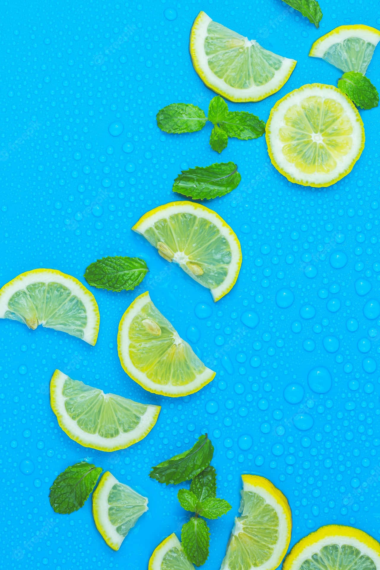 Njutav Den Syrliga Smaken Av Teknologi Med Lemon's Iphone Wallpaper