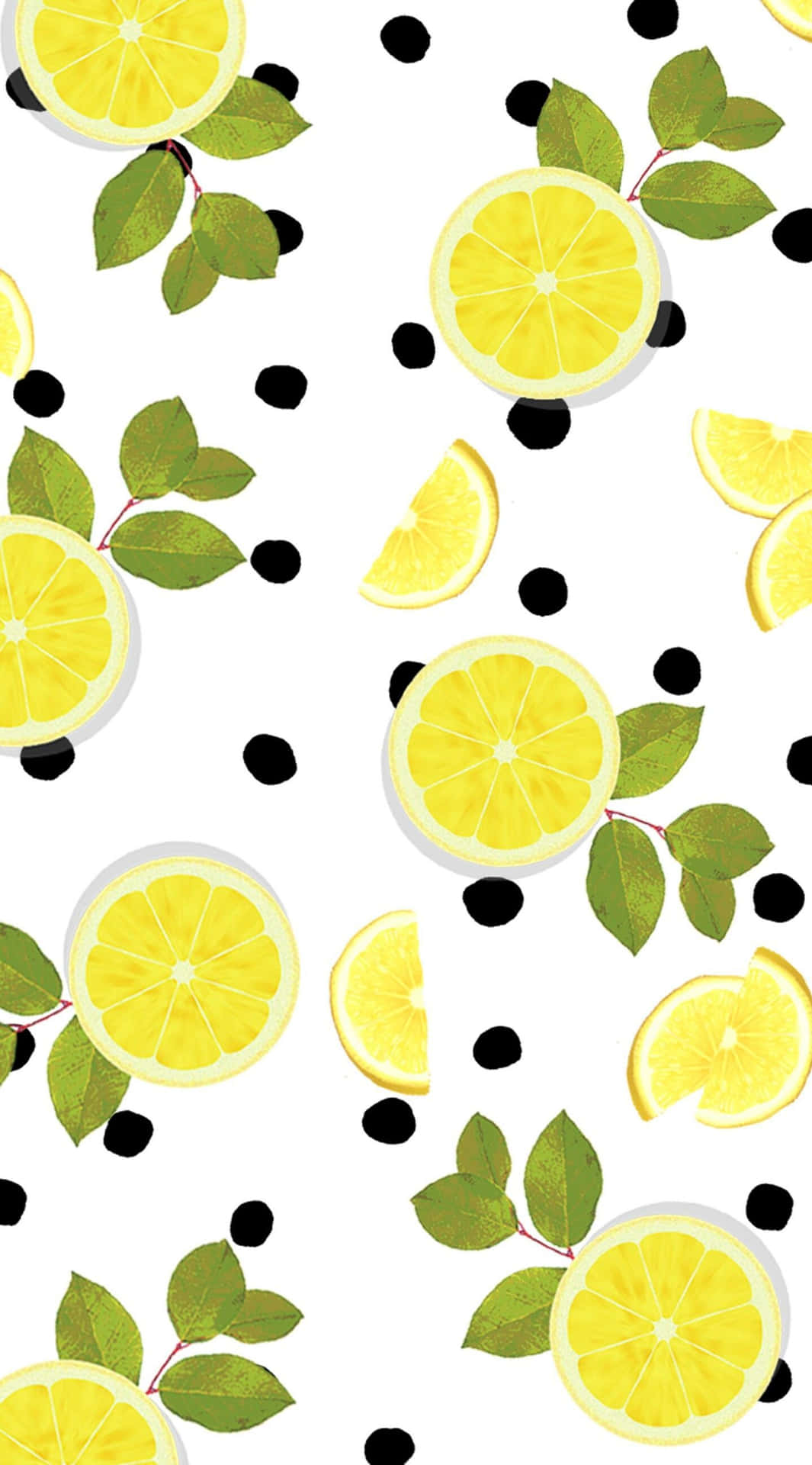 Den Lemon Iphone - Pakket med lyse og levende farver Wallpaper
