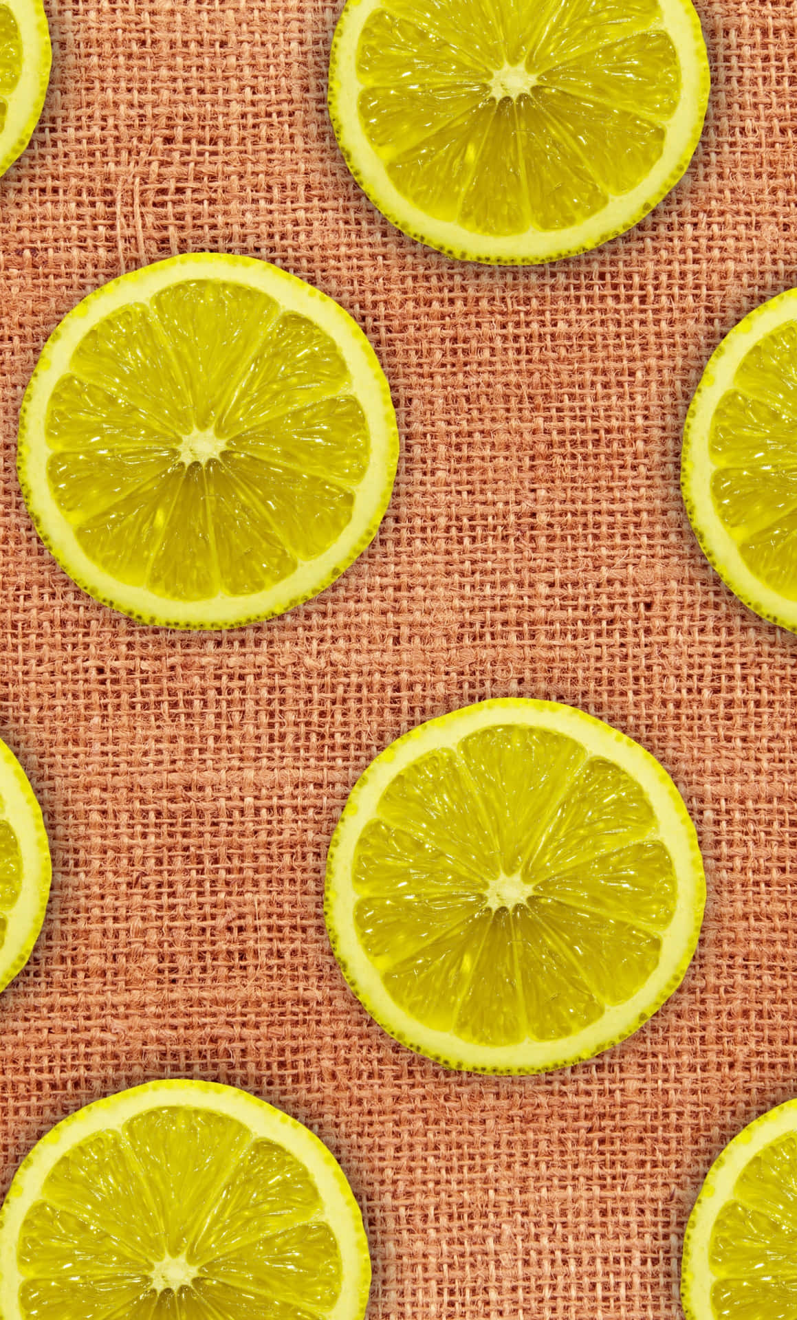Pattern Lemon Slices Iphone Wallpaper