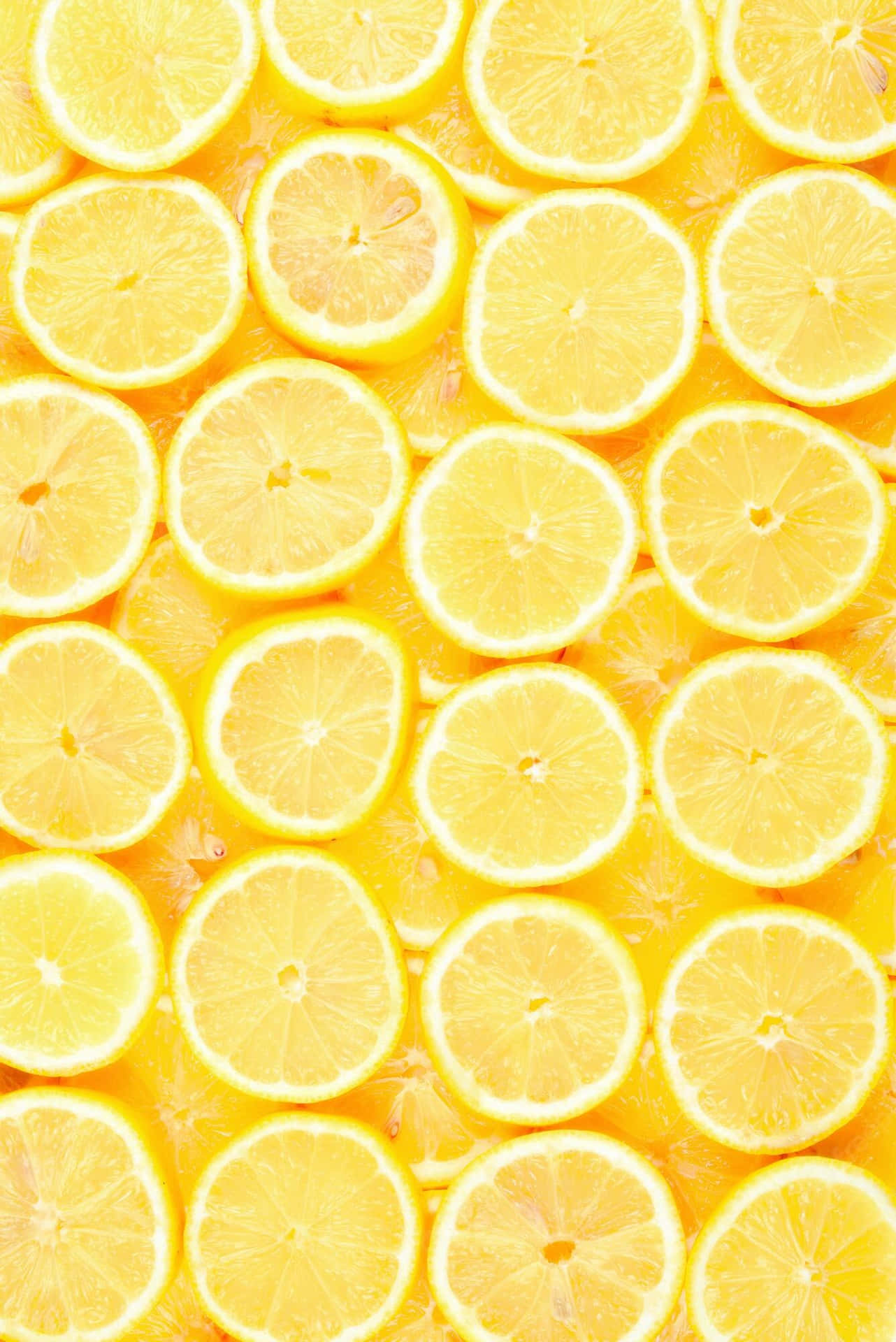 Verleihensie Ihrem Tag Mit Einem Zitronen-iphone Farbe Wallpaper