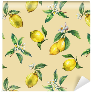 Lemon Pattern Background PNG