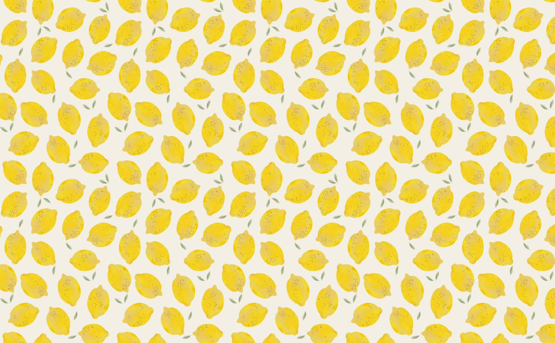 Citron Mønstret Kunst Wallpaper
