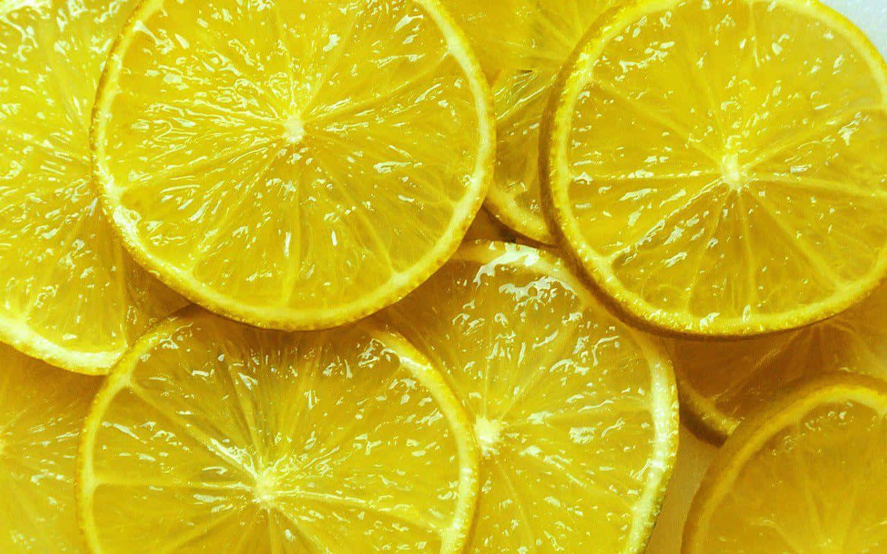 A refreshing slice of lemon.