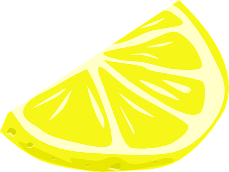 Lemon Slice Illustration PNG