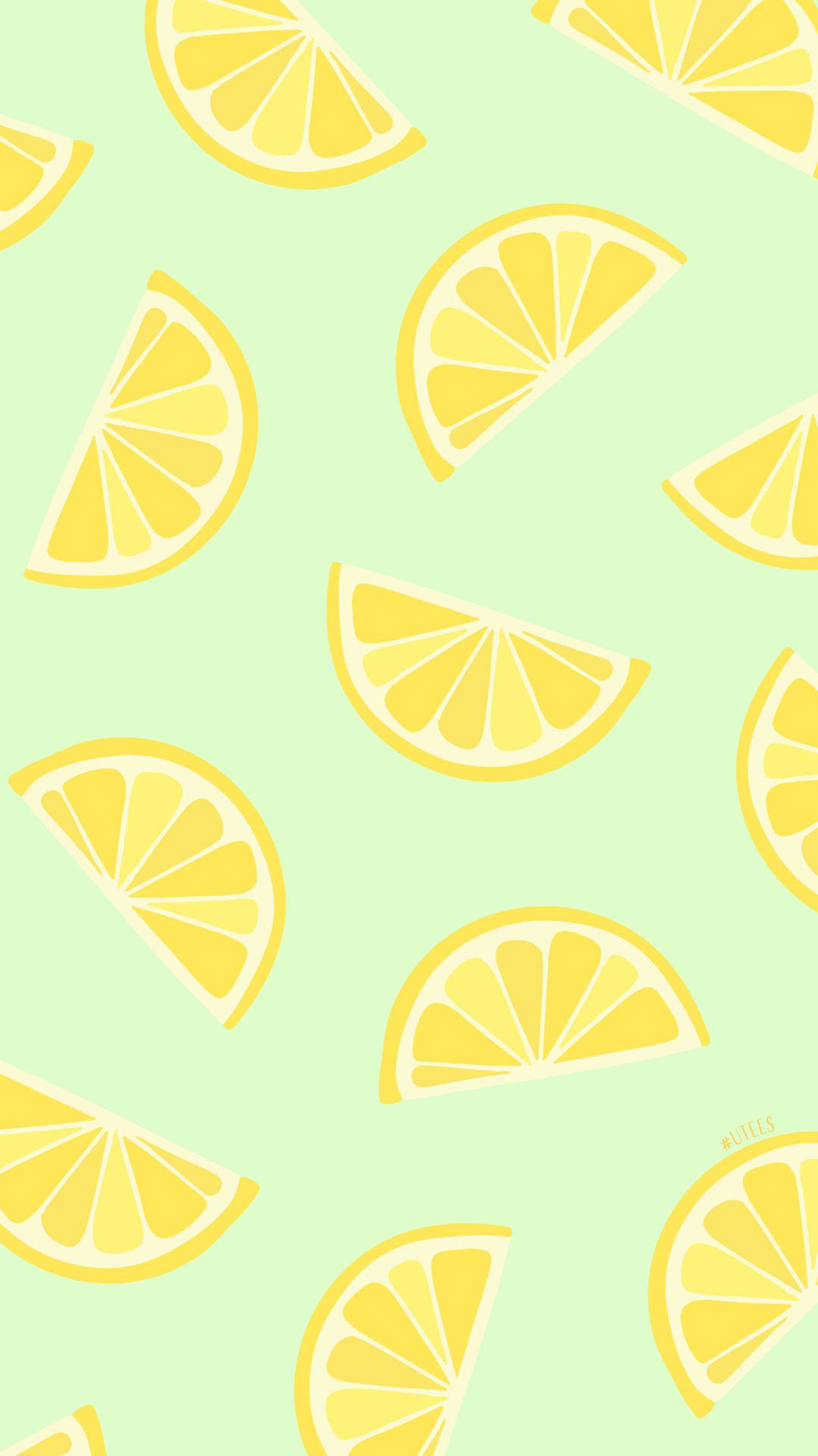 Lemon Slice Phone Wallpaper