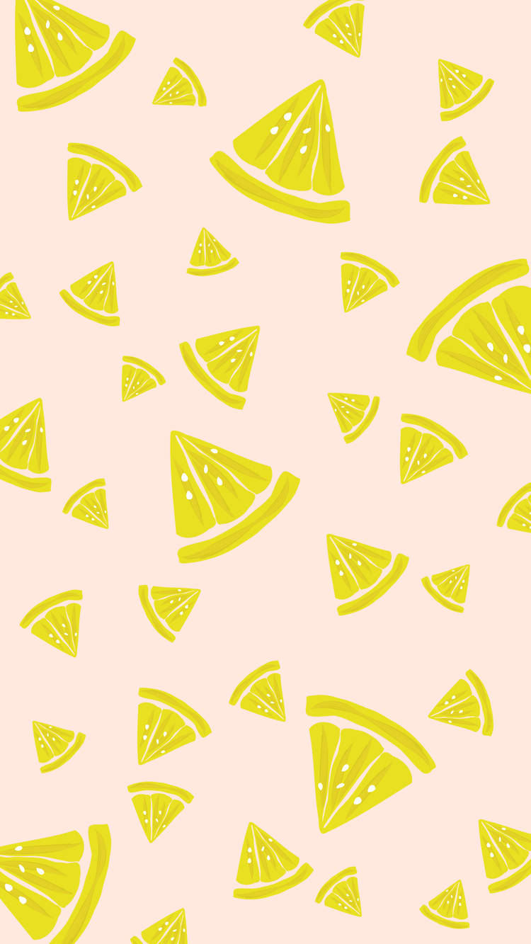 Lemon Slices Pretty Phone Wallpaper