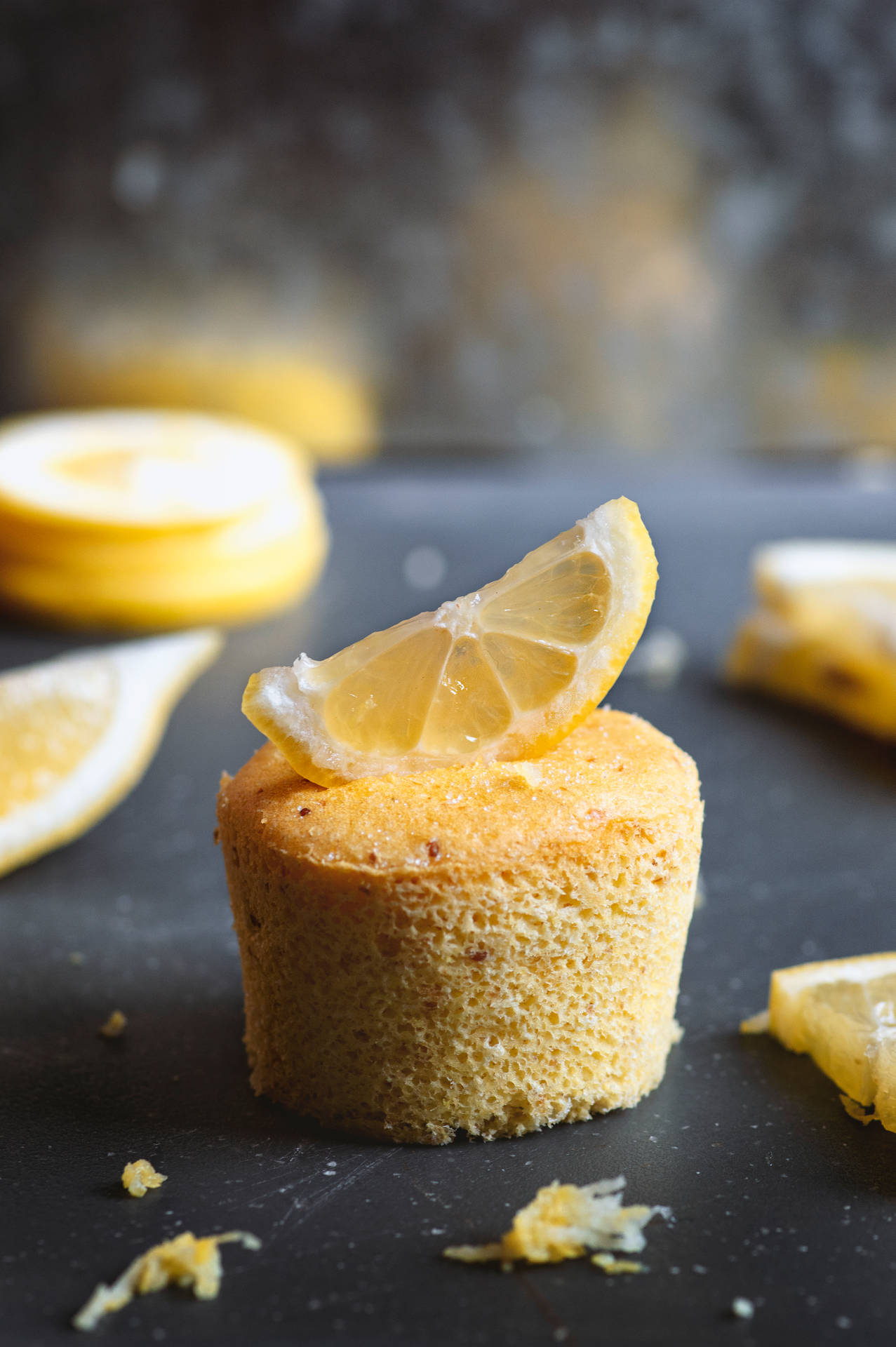 Lemonslide Cupcake - Citron Glid Koppkaka Wallpaper
