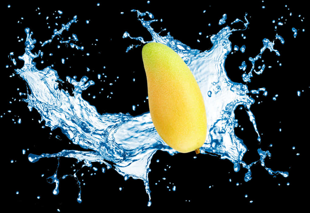 Lemon Water Splash Dynamic Capture PNG