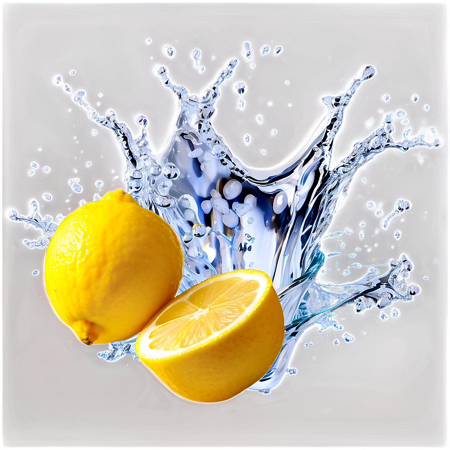 Lemon Water Splash Png 05042024 PNG