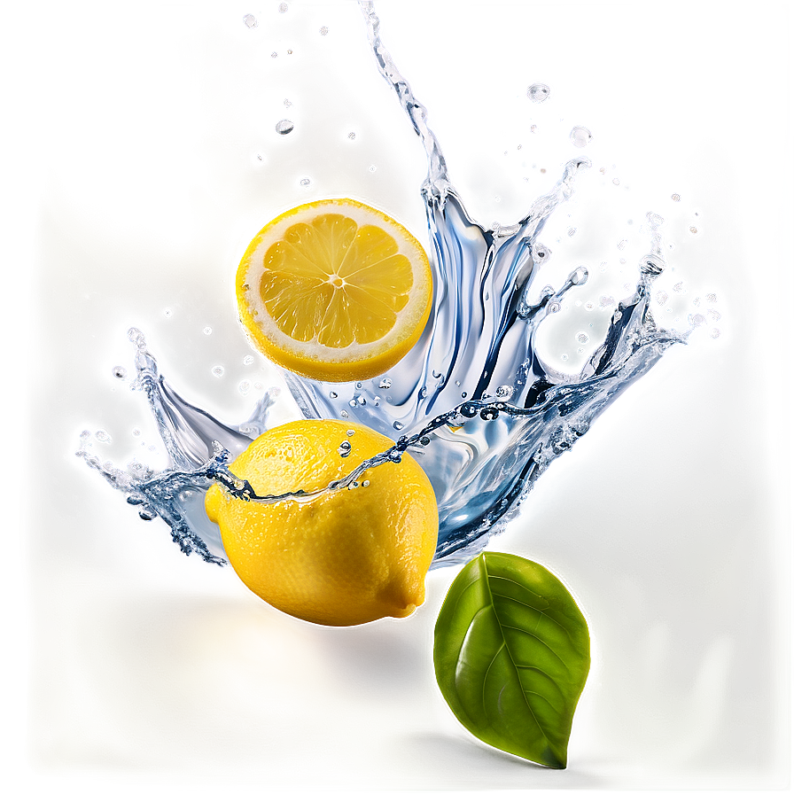 Lemon Water Splash Png 05042024 PNG