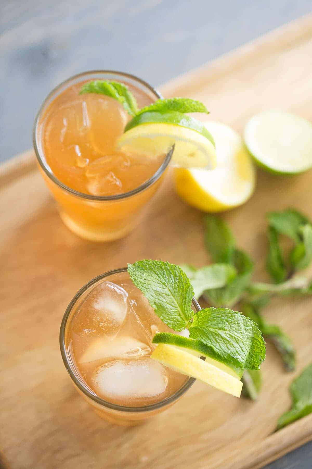Refreshing Lemonade Moscow Mule Cocktail Wallpaper