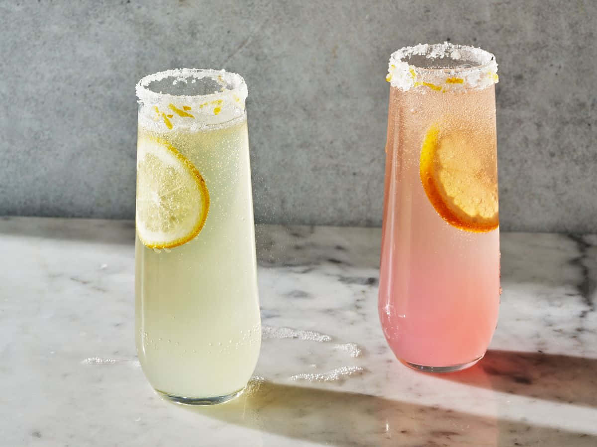 Summertime refreshment with delicious lemonade