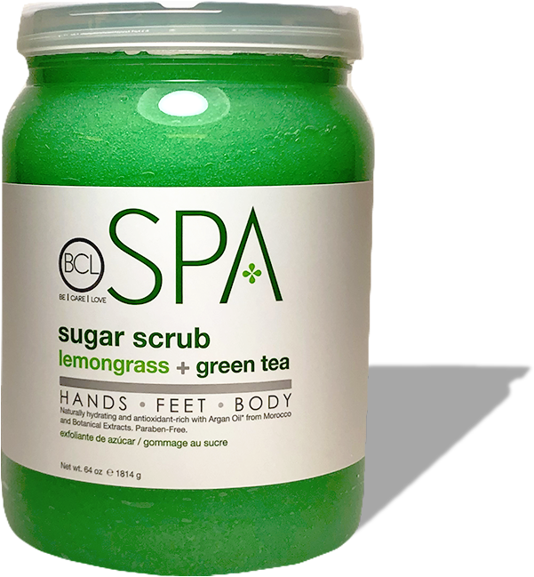 Lemongrass Green Tea Sugar Scrub Spa Product PNG
