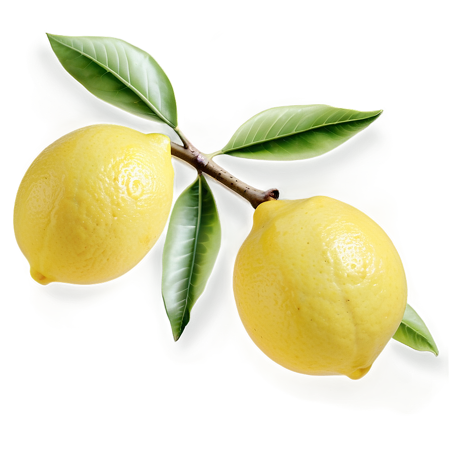 Lemons Branch Png Stv PNG