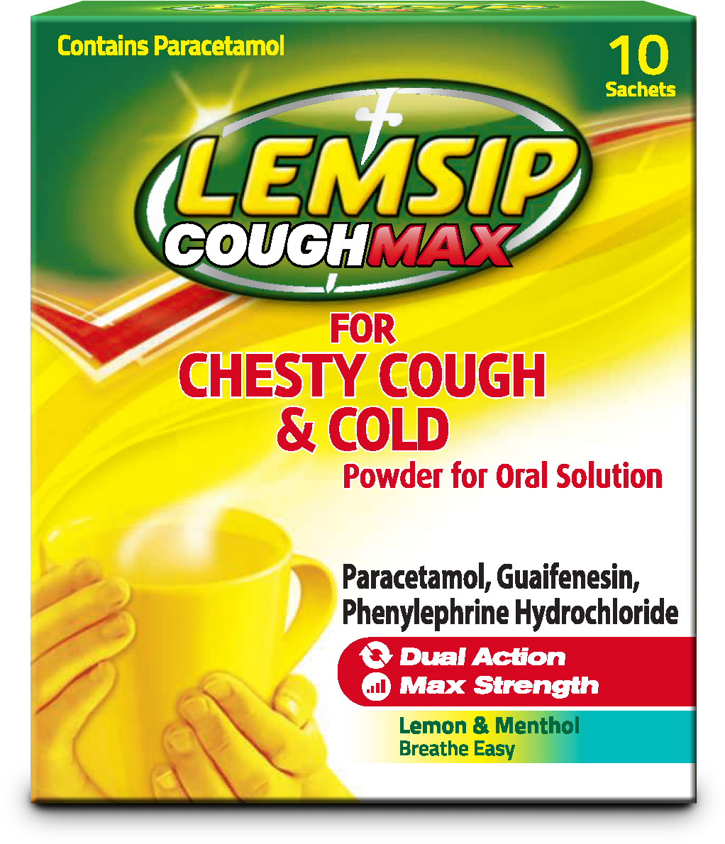 Lemsip Cough Max Cold Relief Sachets PNG