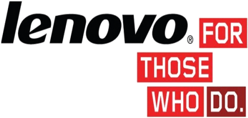 Lenovo Brand Slogan Logo PNG