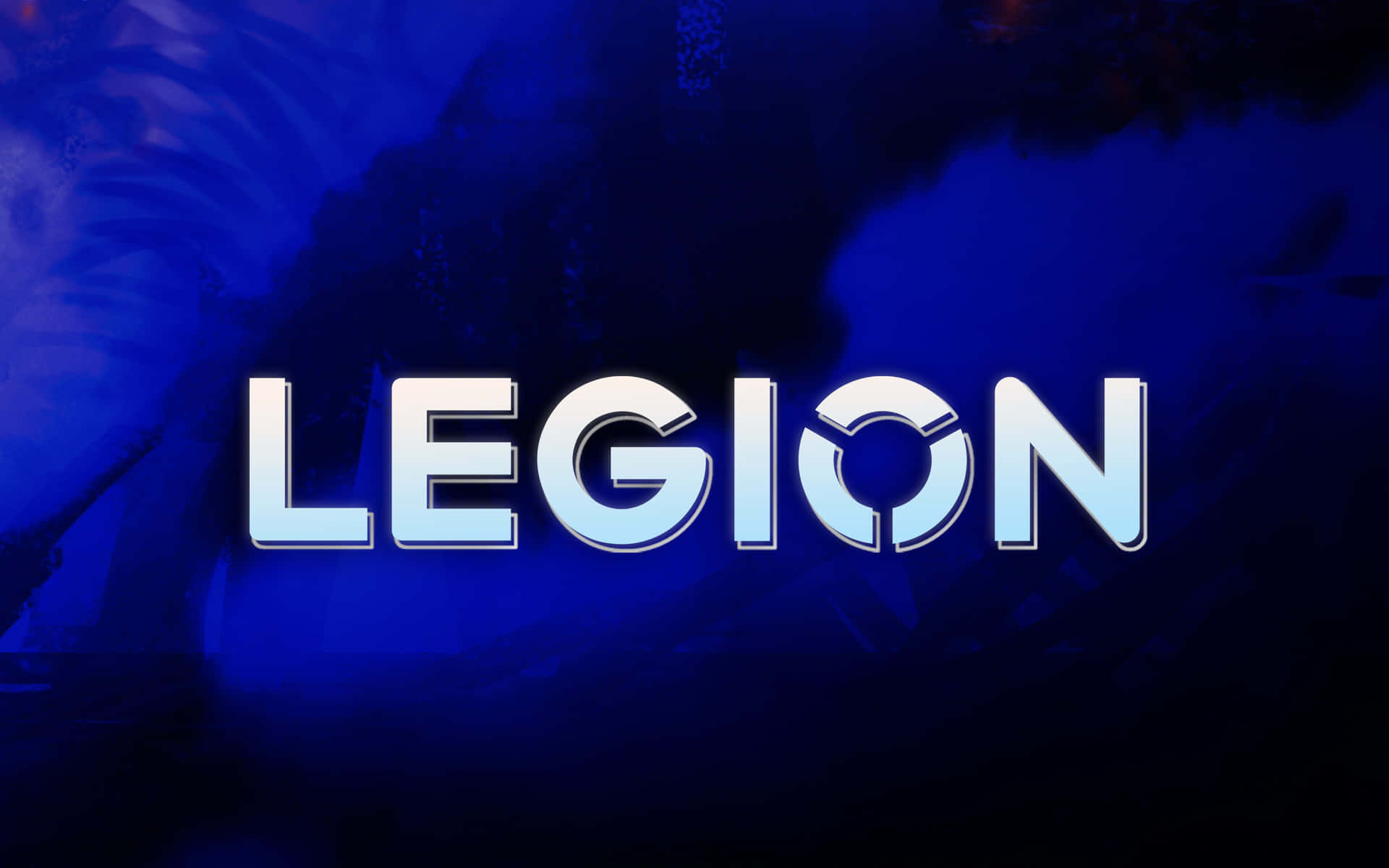 Lenovo Legion Logo Blue Background Wallpaper