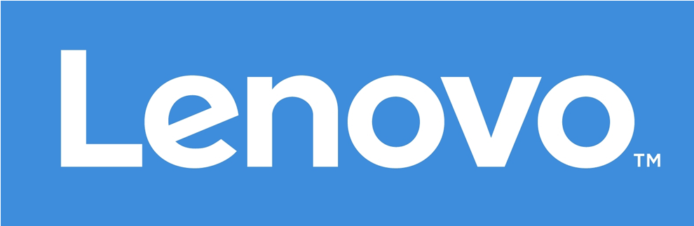 Lenovo Logo Blue Background PNG