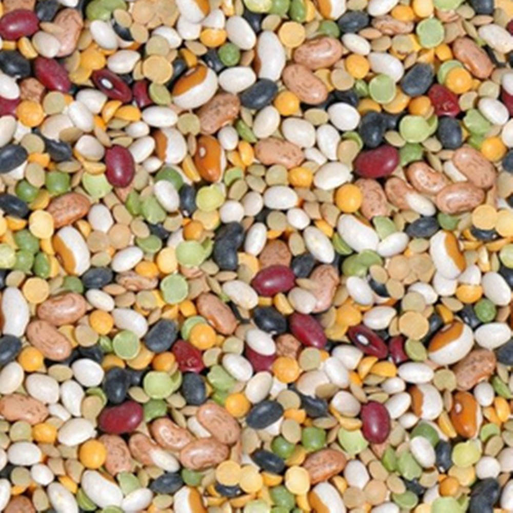 Burst of Colors with Healthy Lentils Wallpaper