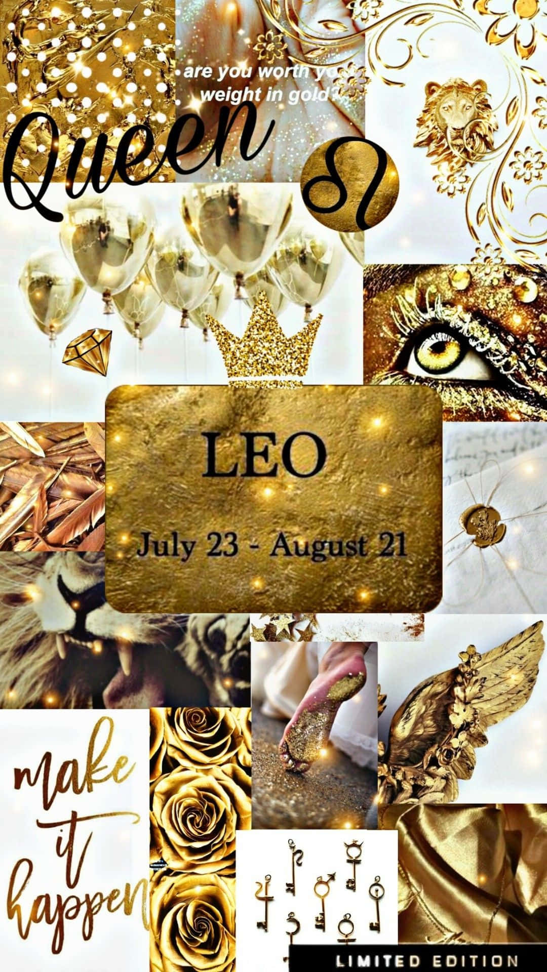 Symboliserstyrke Og Mod Med Den Magtfulde Leo