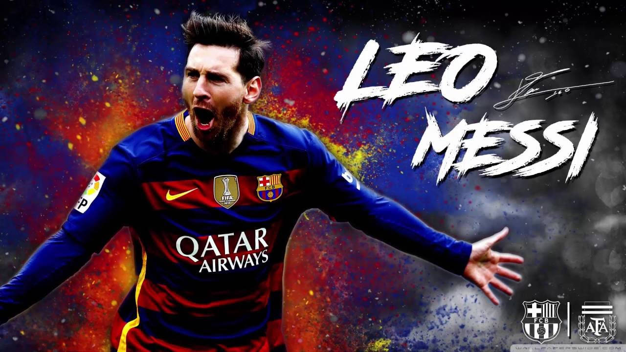 Leo Messi Splash Art