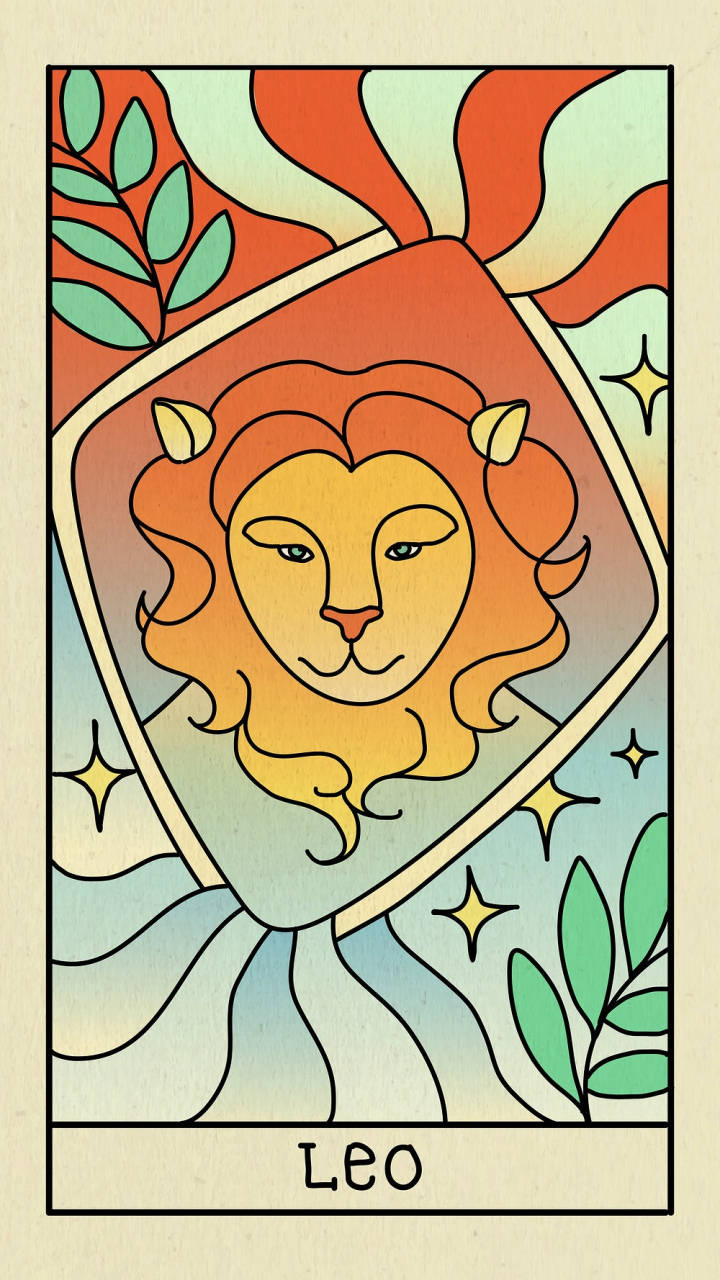 Leo Tarot Card Wallpaper