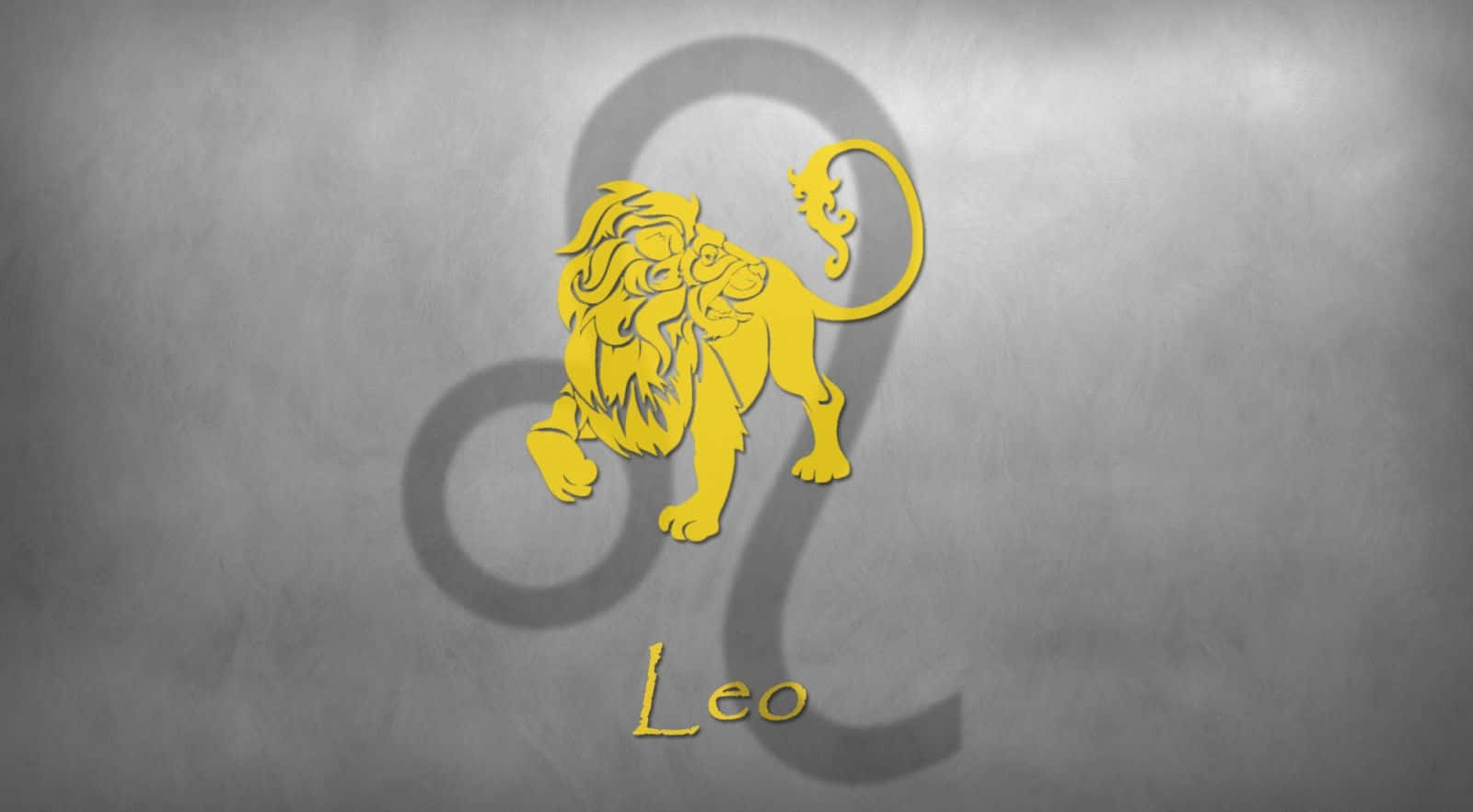 Golden Lion And Leo Zodiac Wallpaper