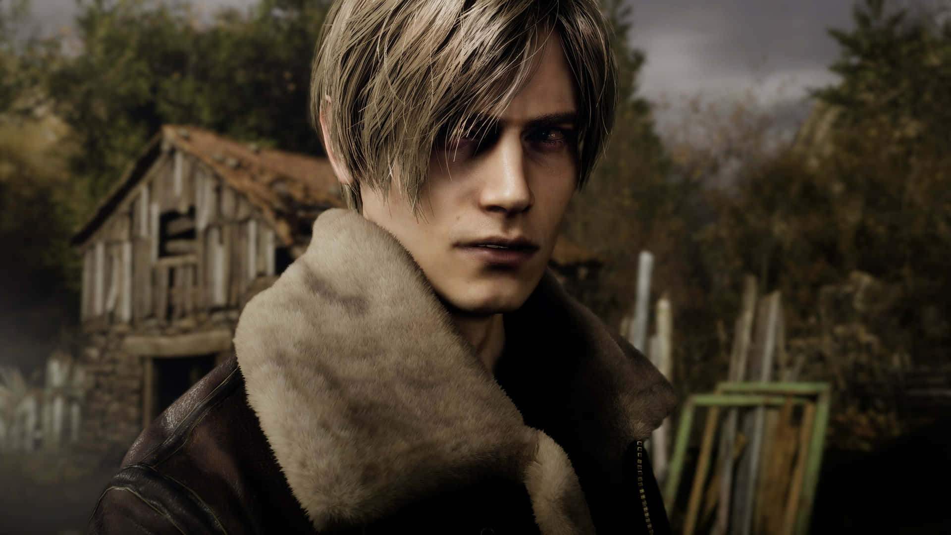 Leon Kennedy Resident Evil4 Remake Wallpaper