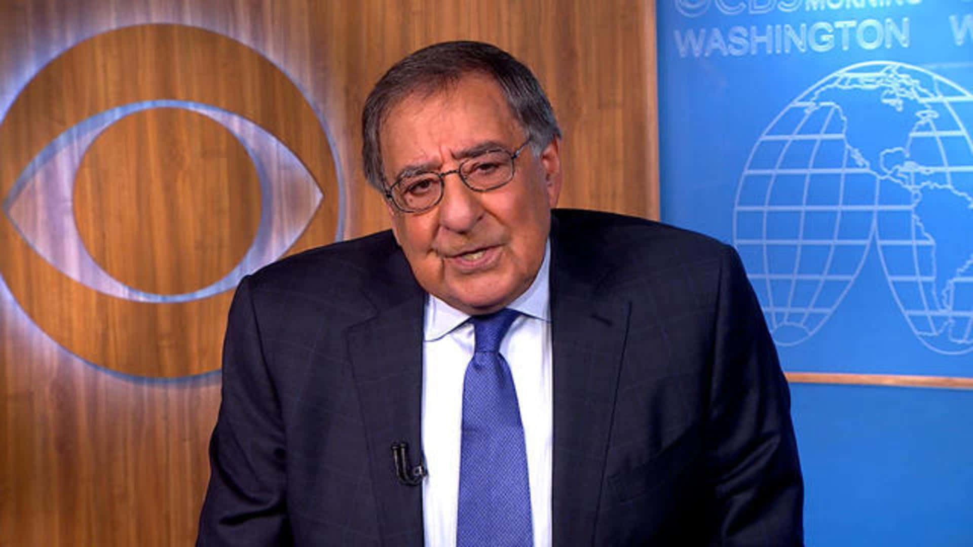 Leon Panetta During Tv Program Wallpaper