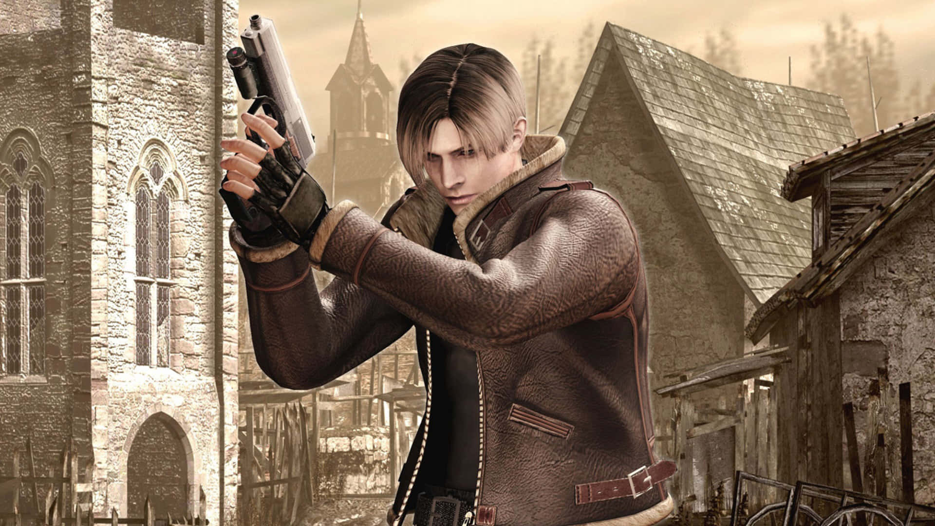 Leon S Kennedy - Fearless And Determined Wallpaper