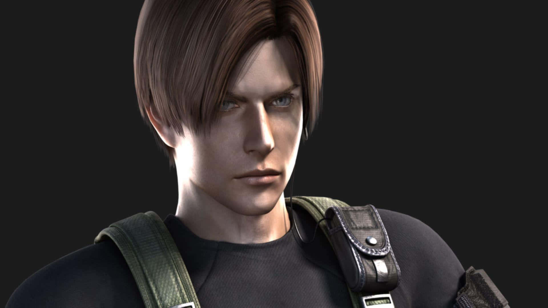 "leon S. Kennedy, Fierce And Ready For Action" Wallpaper