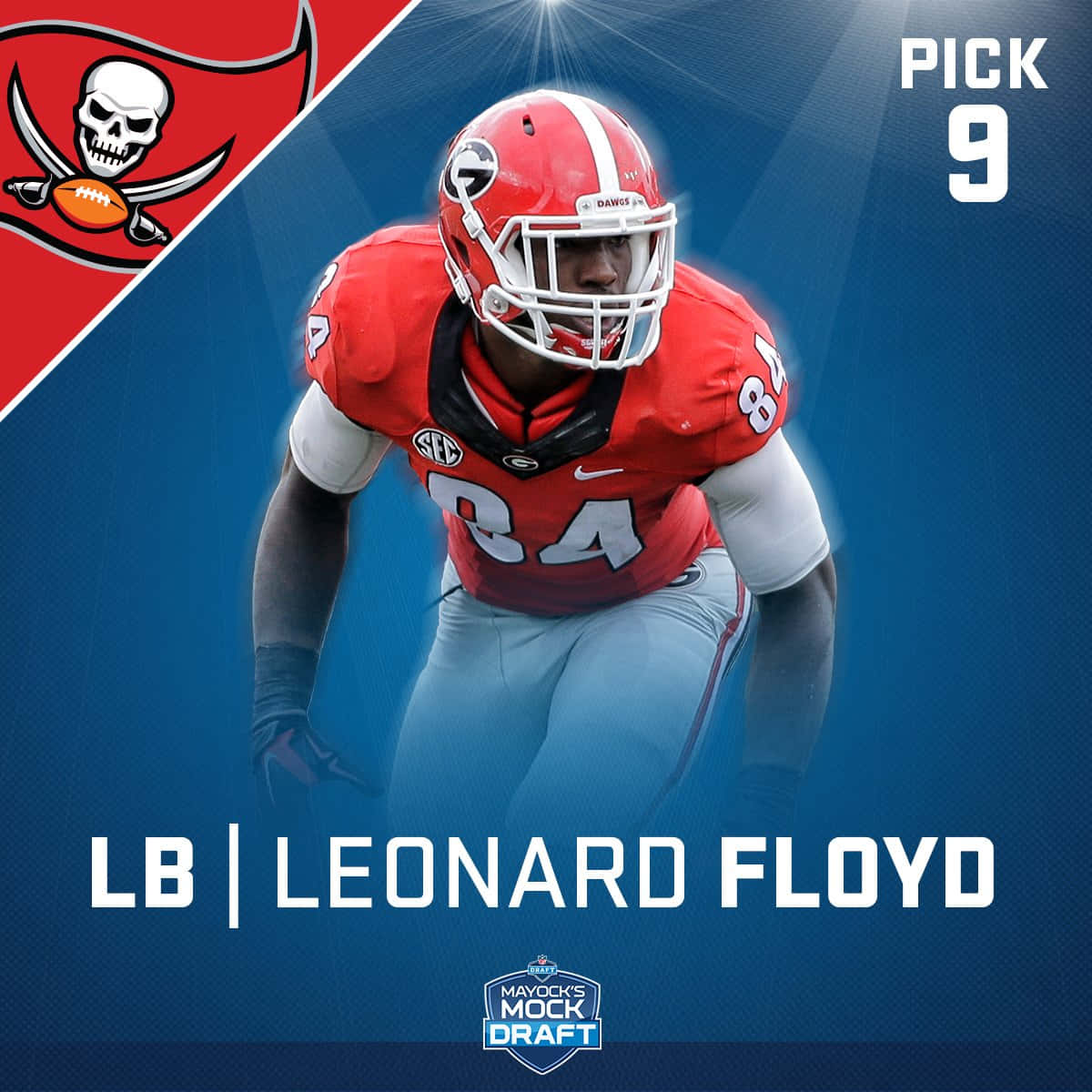 Leonard Floyd NFL Drafting Poster Wallpaper
