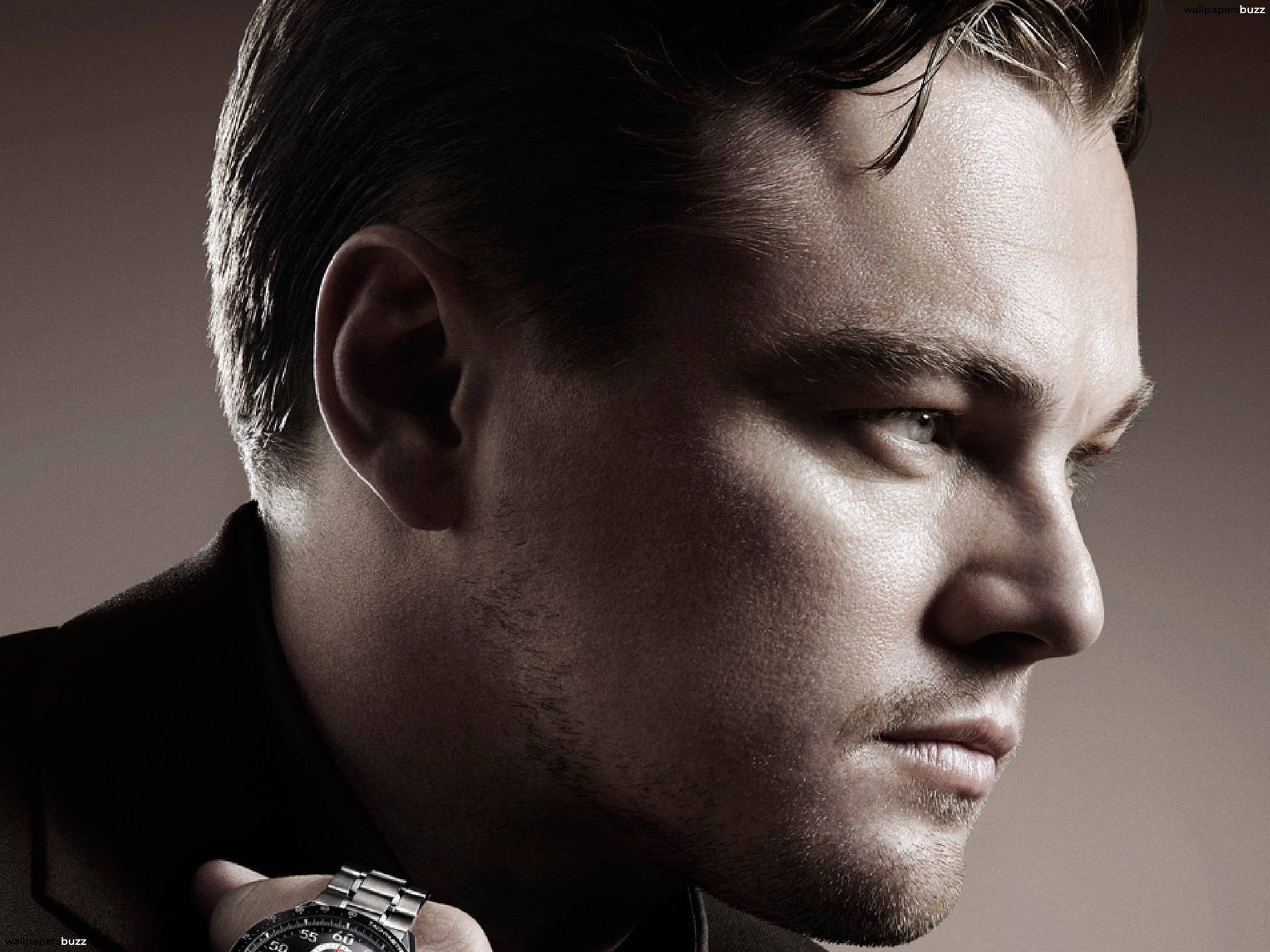 Leonardo DiCaprio Side Profile Look Wallpaper