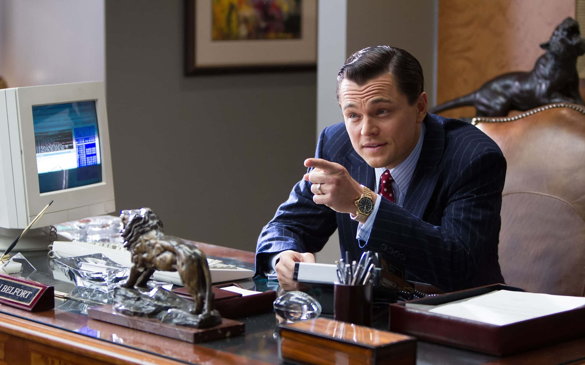 Leonardodicaprio Come Jordan Belfort In The Wolf Of Wall Street