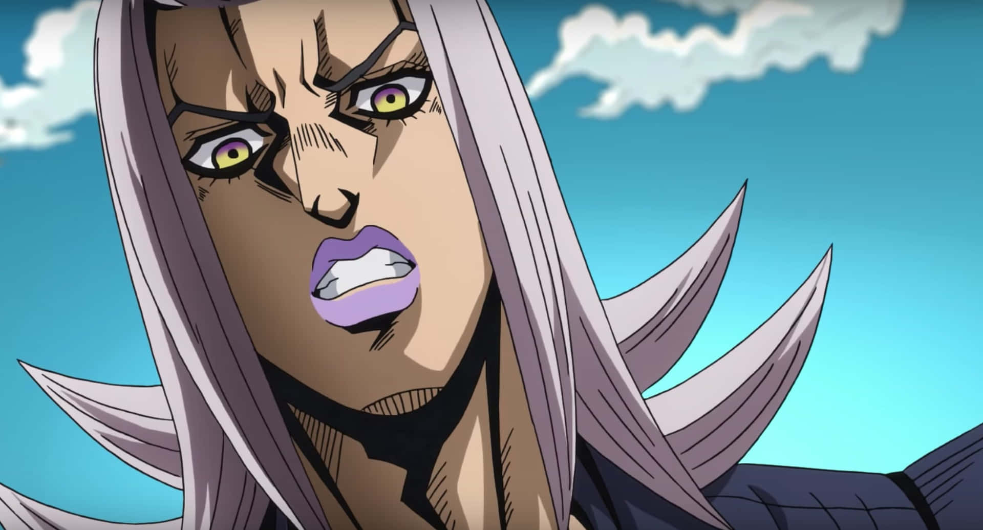 Leone Abbacchio striking a pose Wallpaper